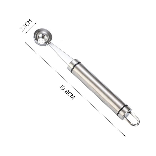 Outil pour fruits et légumes en acier inoxydable, éplucheur de pommes de terre, coupe-pomme, cuillère à Melon, grattoir à écailles de poisson, accessoires de cuisine à domicile