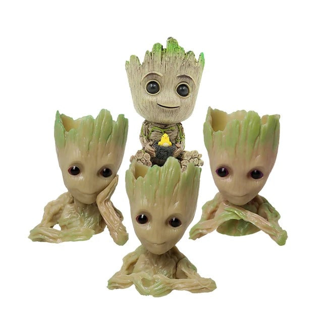 Home Decoration Crafts Miniature Model Office Desktop Display Cartoon Groot Figurines Handicrafts Decor Tree Man Ornament 5CM