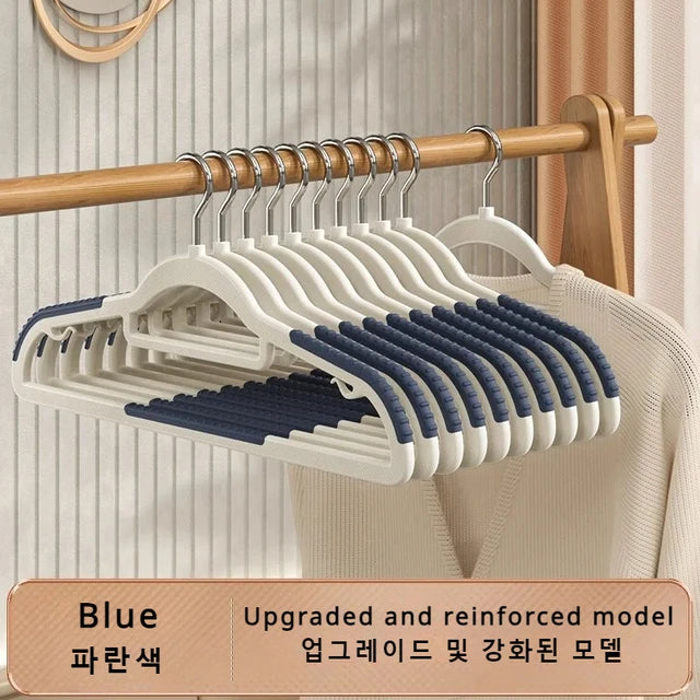 Anti Slip Hanger Household Clothes Hanger Plastic Non Marking and Anti Slip Hanger Clothing Rack Drying Rack for Clothes