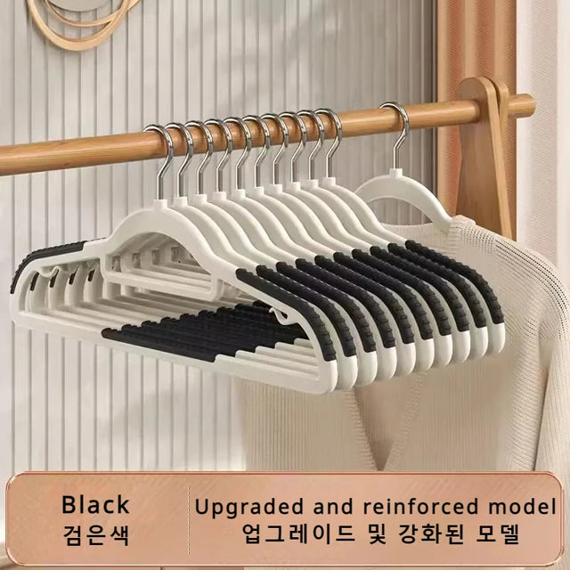 Anti Slip Hanger Household Clothes Hanger Plastic Non Marking and Anti Slip Hanger Clothing Rack Drying Rack for Clothes