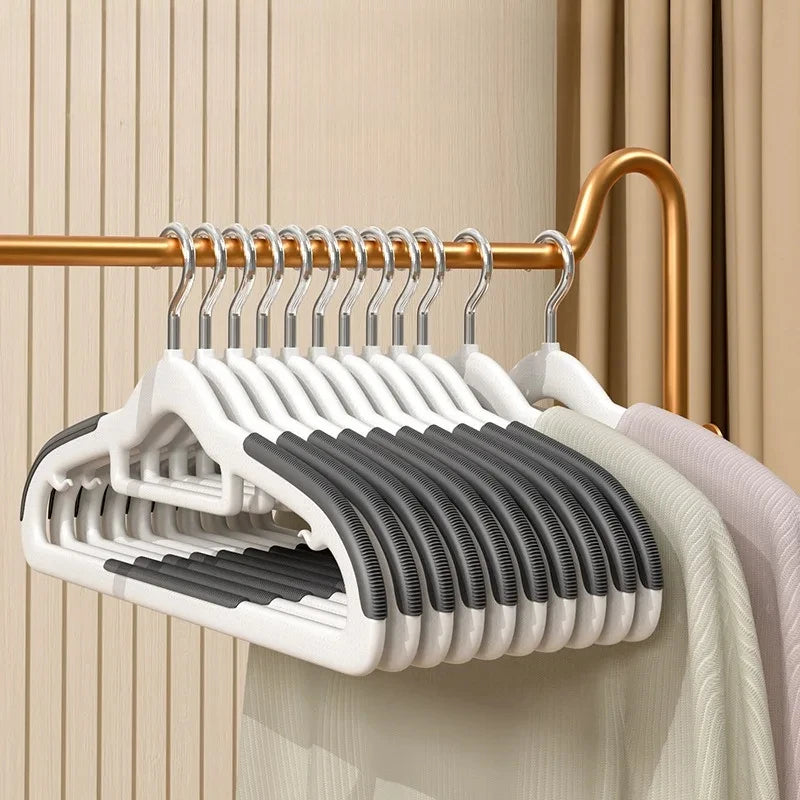 Anti Slip Hanger Household Clothes Hanger Plastic Non Marking and Anti Slip Hanger Clothing Rack Drying Rack for Clothes