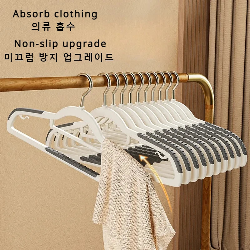 Anti Slip Hanger Household Clothes Hanger Plastic Non Marking and Anti Slip Hanger Clothing Rack Drying Rack for Clothes