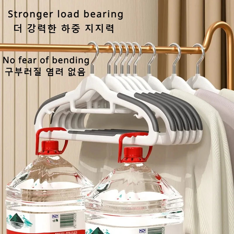 Anti Slip Hanger Household Clothes Hanger Plastic Non Marking and Anti Slip Hanger Clothing Rack Drying Rack for Clothes