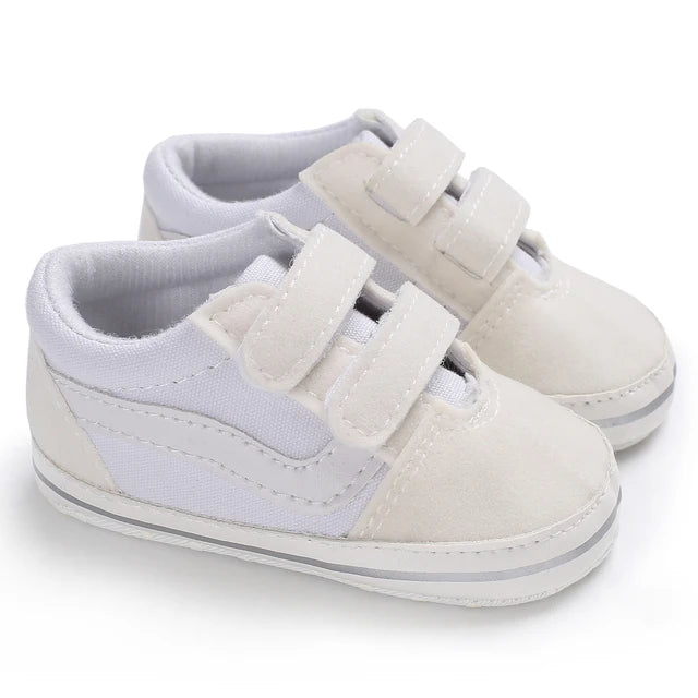 Adorables chaussures en toile pour bébé, semelle en coton, pour garçons et filles de 0 à 18 mois