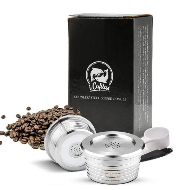 Capsule Reusable for Delta Q NDIQ7323 in Coffee Filters Stainless Steel Reutilizavel  Coffee Capsule for Lavazzaa Point EP MINI