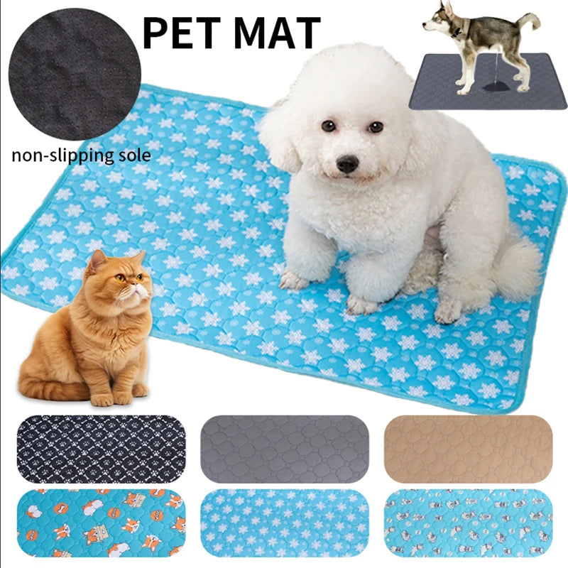 Couverture de coussin de pipi pour chien, housse de siège de voiture, résistante à l'urine, lavable, réutilisable et absorbante