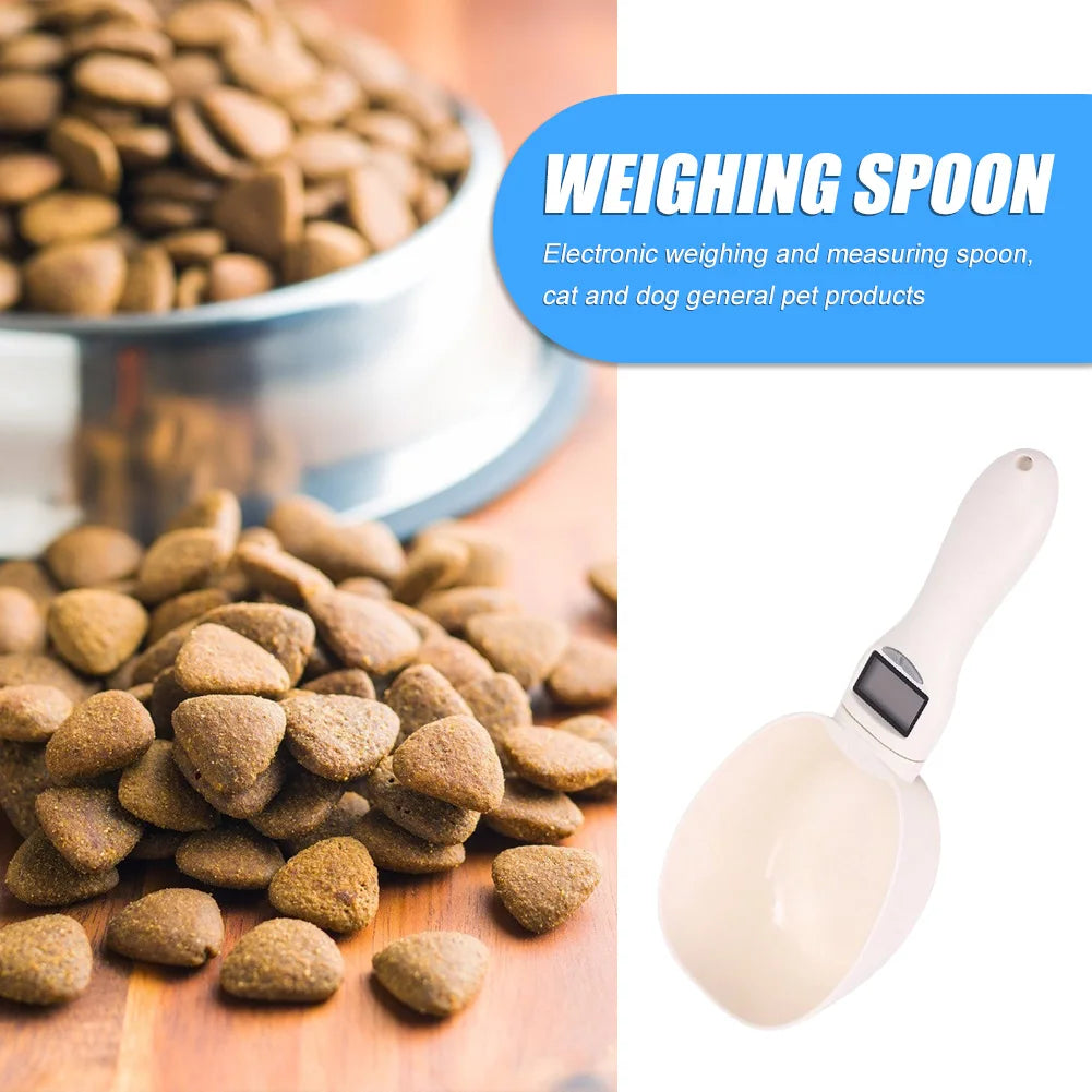 Measuring Scale Spoon Electronic Pet Food Tool with Digital Display