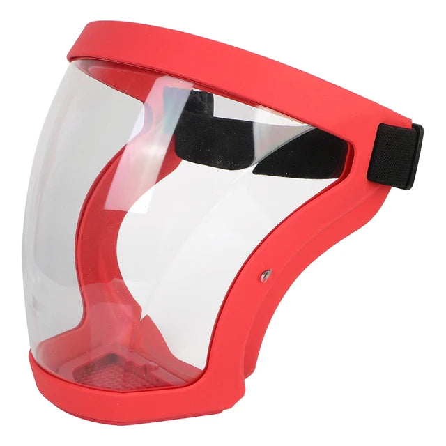 Masque facial complet anti-éclaboussures d'huile, Protection faciale avec filtres, moto, vélo, masque anti-poussière, outil de cuisine