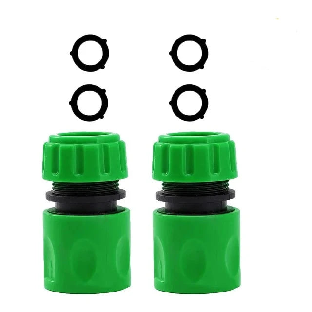 Garden Watering Hose ABS Quick Connector 1/2” End Double Male Hose Coupling Joint Adapter Extender Set For Hose Pipe Tube