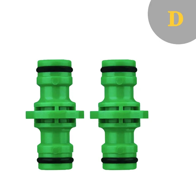 Garden Watering Hose ABS Quick Connector 1/2” End Double Male Hose Coupling Joint Adapter Extender Set For Hose Pipe Tube