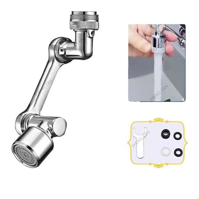 Cabezal rociador de grifo con rotación de 1080 ° Universal de Metal pesado para cocina, lavabo, extensión del grifo, burbujeador, grifo para fregadero, boquilla contra salpicaduras