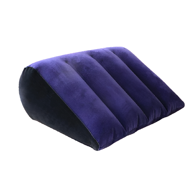 Almohada de viaje inflable, almohada multifuncional para el cuerpo, almohada Lumbar para Yoga, soporte de posiciones de viaje, cojín de aire, almohada Triangular