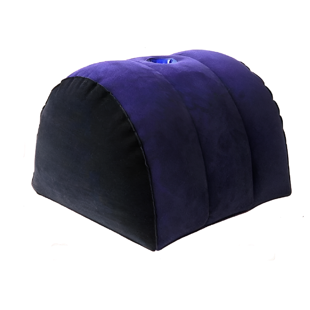 Inflatable Travel Pillow Multifunctional Body Pillow Lumbar Yoga Pillow Travel Positions Support Air Cushion Triangular Pillow