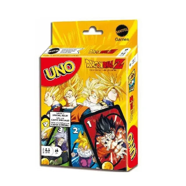 Juego de cartas UNO DBZ: divertido para todas las edades con regla exclusiva: de 2 a 10 jugadores