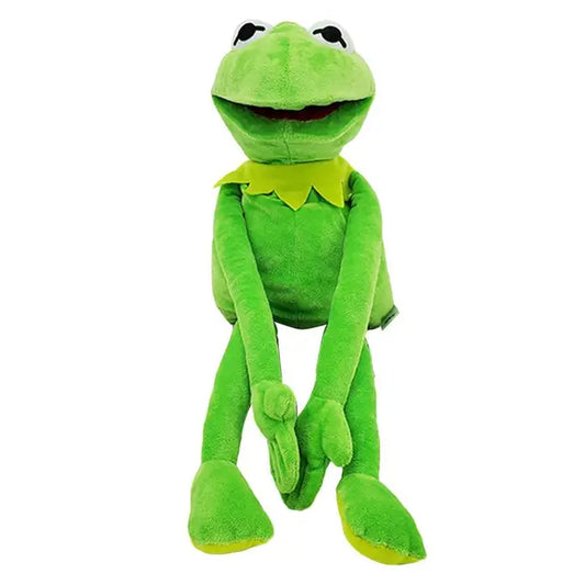 Marionnette à main en peluche grenouille de 24 pouces pour un jeu créatif et du plaisir en famille