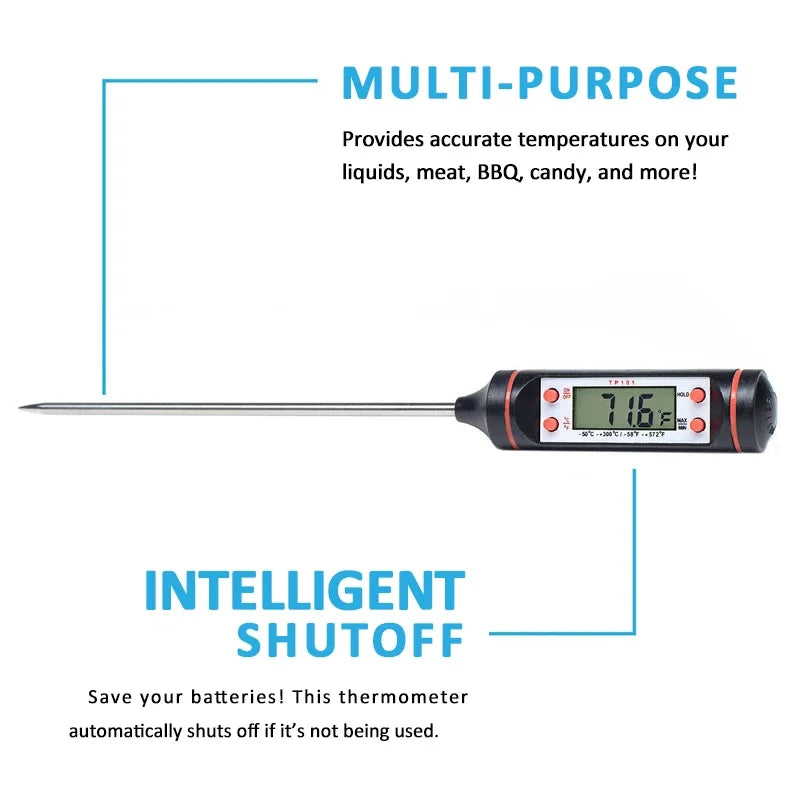 Digital Food Thermometer Cooking Gauge Oven Tool