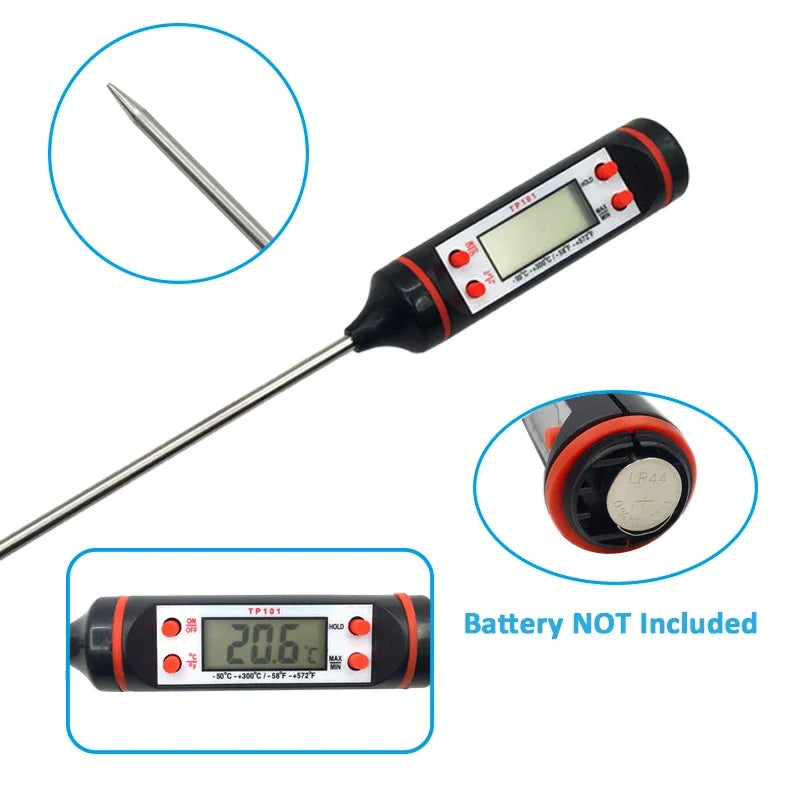 Digital Food Thermometer Cooking Gauge Oven Tool