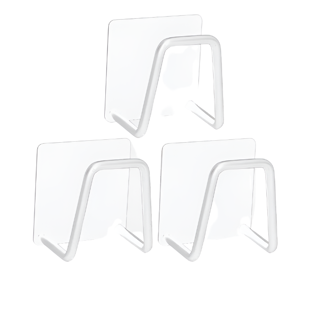 Soporte para esponjas de cocina, esponjas de fregadero de acero inoxidable, escurridor, soporte de almacenamiento autoadhesivo, ganchos de pared, organizador de cocina