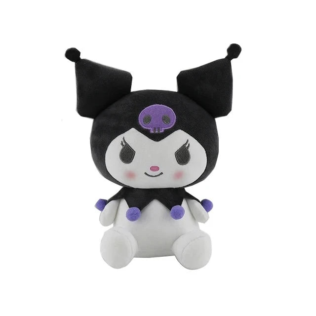 Kuromi Plush Toy-Princess Dress Cartoon Ragdoll for Bedroom Decor