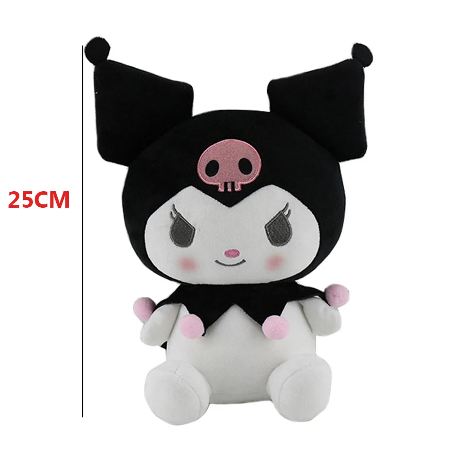 Kuromi juguete de peluche-vestido de princesa muñeca de trapo de dibujos animados para decoración de dormitorio 