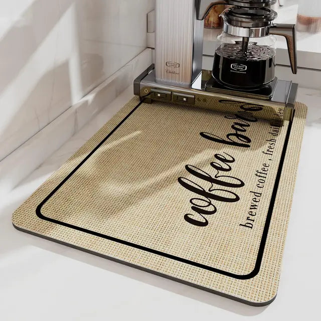 Grand tapis de cuisine Super absorbant, égouttoir pour plats à café, séchage rapide, pour salle de bain, napperon pour robinet de cuisine