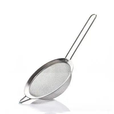 Large Mesh Food Strainer for Kitchen, Perfect for Sieving Flour and Powdered Sugar