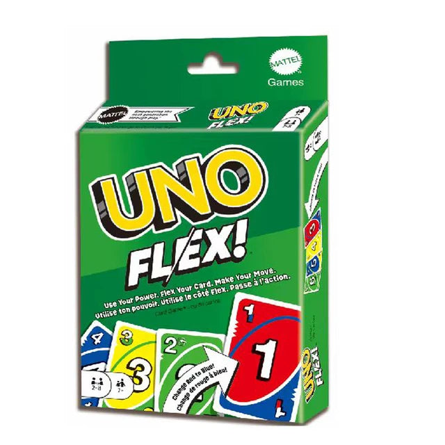 Jeu de cartes UNO Flex - Amusement rapide pour tout le monde - 20 options et plus