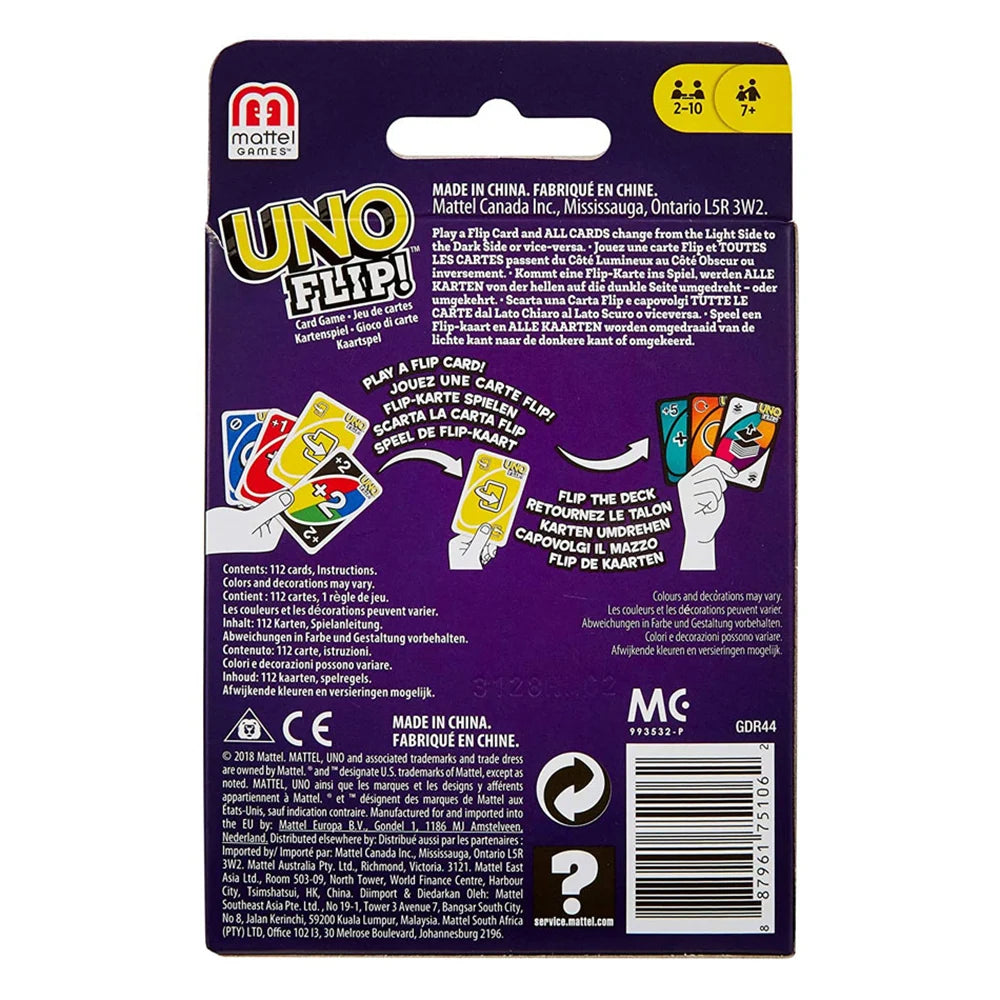 Jeu de cartes UNO Flex - Amusement rapide pour tout le monde - 20 options et plus