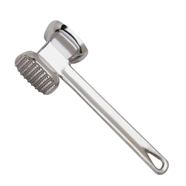 Martillo ablandador de carne de 19cm, mazo de Metal para carne de aleación de aluminio para el hogar, herramienta de cocina, ablandador de doble cara duradero y resistente