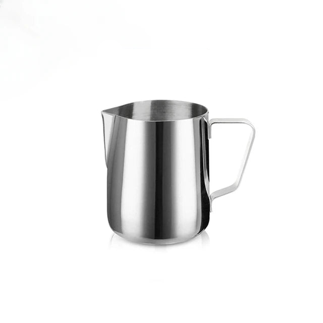 Milk Creamer Frothing Pitcher Stainless Steel, 350/600/1000ml Coffee Cup Jug Latte Espresso Cappuccino Milk Cup Barista