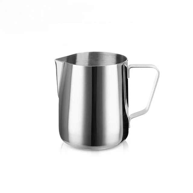 Milk Creamer Frothing Pitcher Stainless Steel, 350/600/1000ml Coffee Cup Jug Latte Espresso Cappuccino Milk Cup Barista