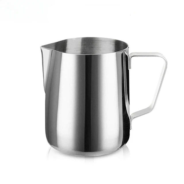 Milk Creamer Frothing Pitcher Stainless Steel, 350/600/1000ml Coffee Cup Jug Latte Espresso Cappuccino Milk Cup Barista