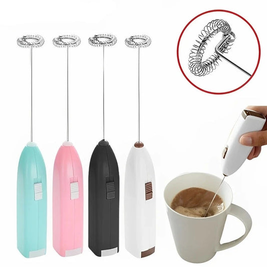 Mini Electric Whisk Foamer Blender Wireless Coffee Whisk Mixer Handheld Egg Beater Cappuccino Frother Mixer Kitchen Whisk Tools