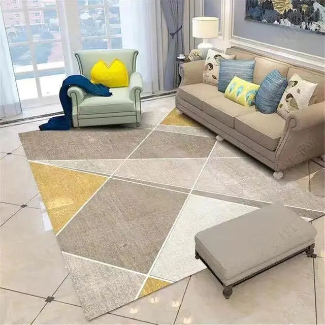 Modern Home Carpet for Living Room Decoration Washable Floor Mat Lounge Large Area Rugs Study Bedroom Bedside Non-slip Carpets