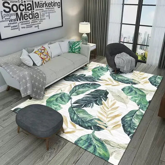 Modern Home Carpet for Living Room Decor Washable Floor Mat Lounge Large Area Rugs Study Bedroom Bedside Non-slip Carpets