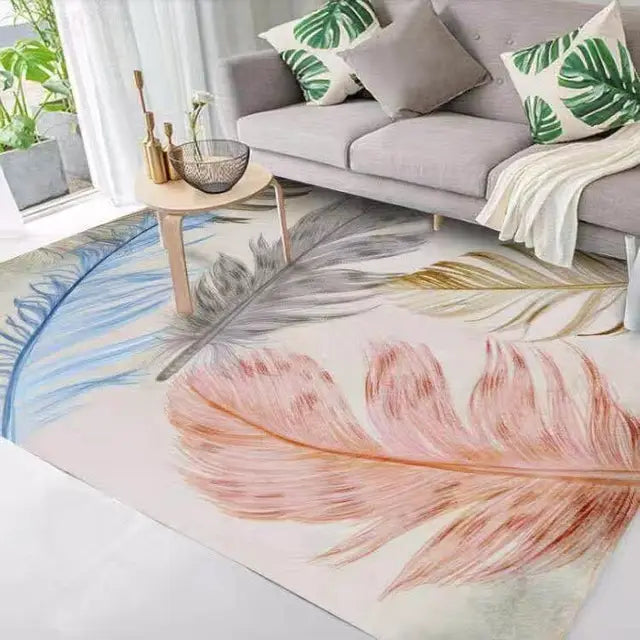 Modern Home Carpet for Living Room Decor Washable Floor Mat Lounge Large Area Rugs Study Bedroom Bedside Non-slip Carpets