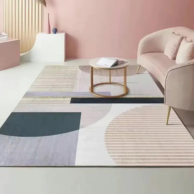 Tapis de maison moderne pour décoration de salon, tapis de sol lavable, grande surface, pour bureau, chambre à coucher, chevet, antidérapant