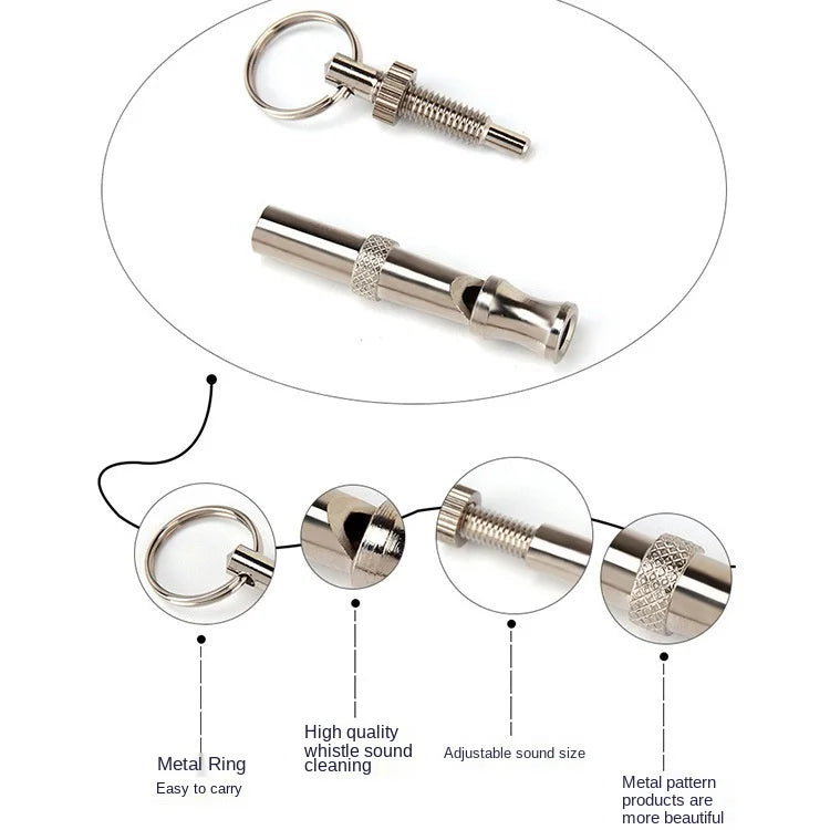 Silbato silencioso para perros para control de ladridos y control de ladridos para perros