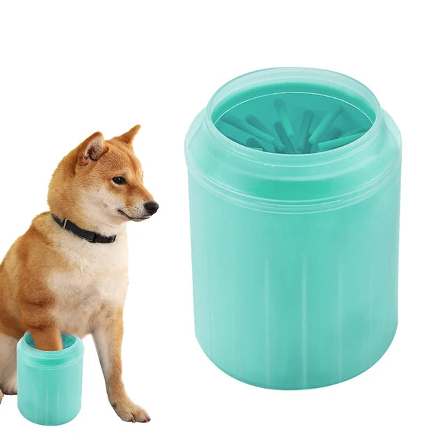 Portable Pet Paw Cleaner Cup Soft Silicone Foot Cleaning for Cats and Dogs