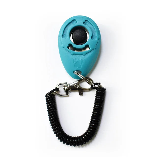 Clicker d'entraînement Portable avec dragonne, clé sonore pour animal de compagnie, chat, chien, chiot