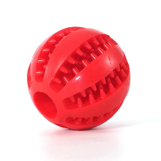 Interactive Rubber Ball Prize Toy-Tooth Cleaning for Small Large Dogs Puppy Cat