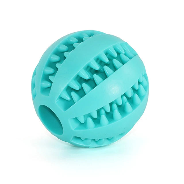 Interactive Rubber Ball Prize Toy-Tooth Cleaning for Small Large Dogs Puppy Cat