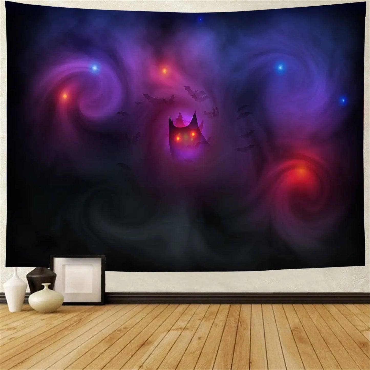 Home Decor Tapestry Ghost Wall Carpet Decoration Devil Bedspread Cushion Halloween Pumpkin Lantern Tapestry 230x180cm tapiz