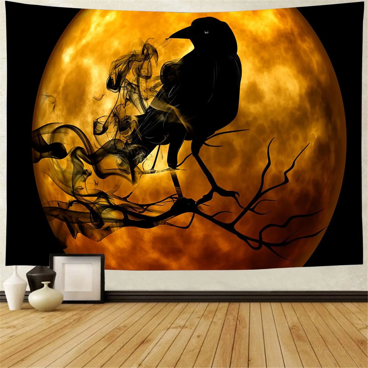 Home Decor Tapestry Ghost Wall Carpet Decoration Devil Bedspread Cushion Halloween Pumpkin Lantern Tapestry 230x180cm tapiz