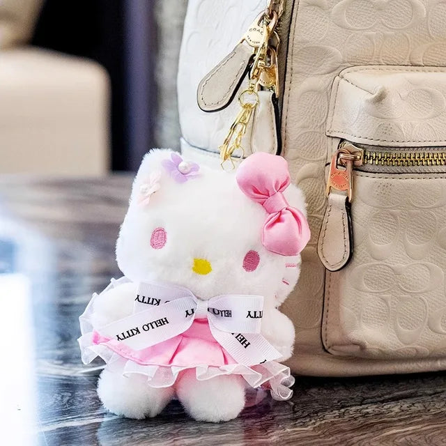 Llavero Kitty-Amigos de peluche para diversión festiva-Bolsa de llavero Kuromi