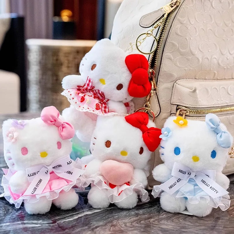 Llavero Kitty-Amigos de peluche para diversión festiva-Bolsa de llavero Kuromi