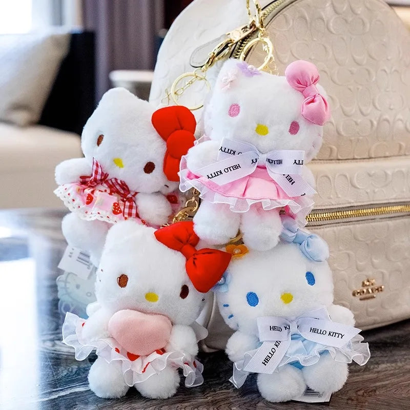 Kitty porte-clés-amis en peluche pour le plaisir festif-Kuromi porte-clés sac