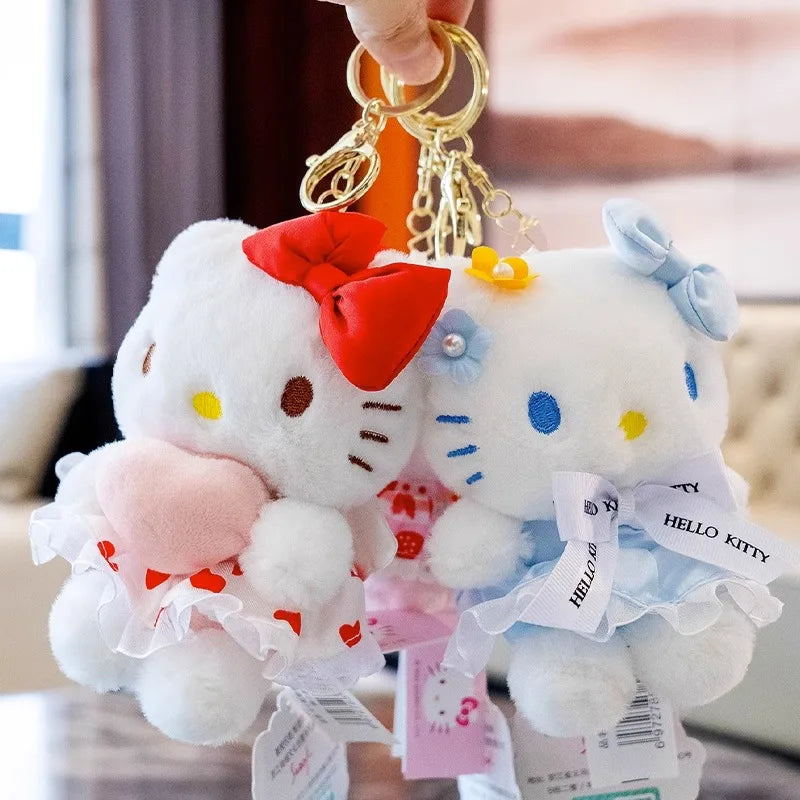 Kitty porte-clés-amis en peluche pour le plaisir festif-Kuromi porte-clés sac