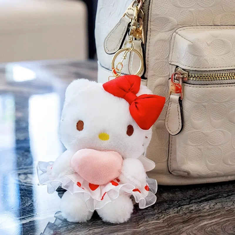 Kitty porte-clés-amis en peluche pour le plaisir festif-Kuromi porte-clés sac