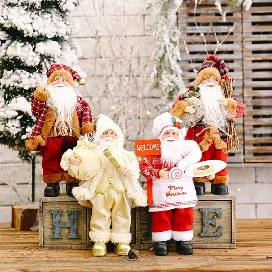 Santa Claus Doll Children Gift Tree Decorations 2024 Home Wedding Party Supplies Ornaments